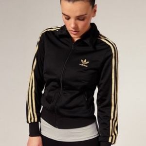 black and gold adidas jacket